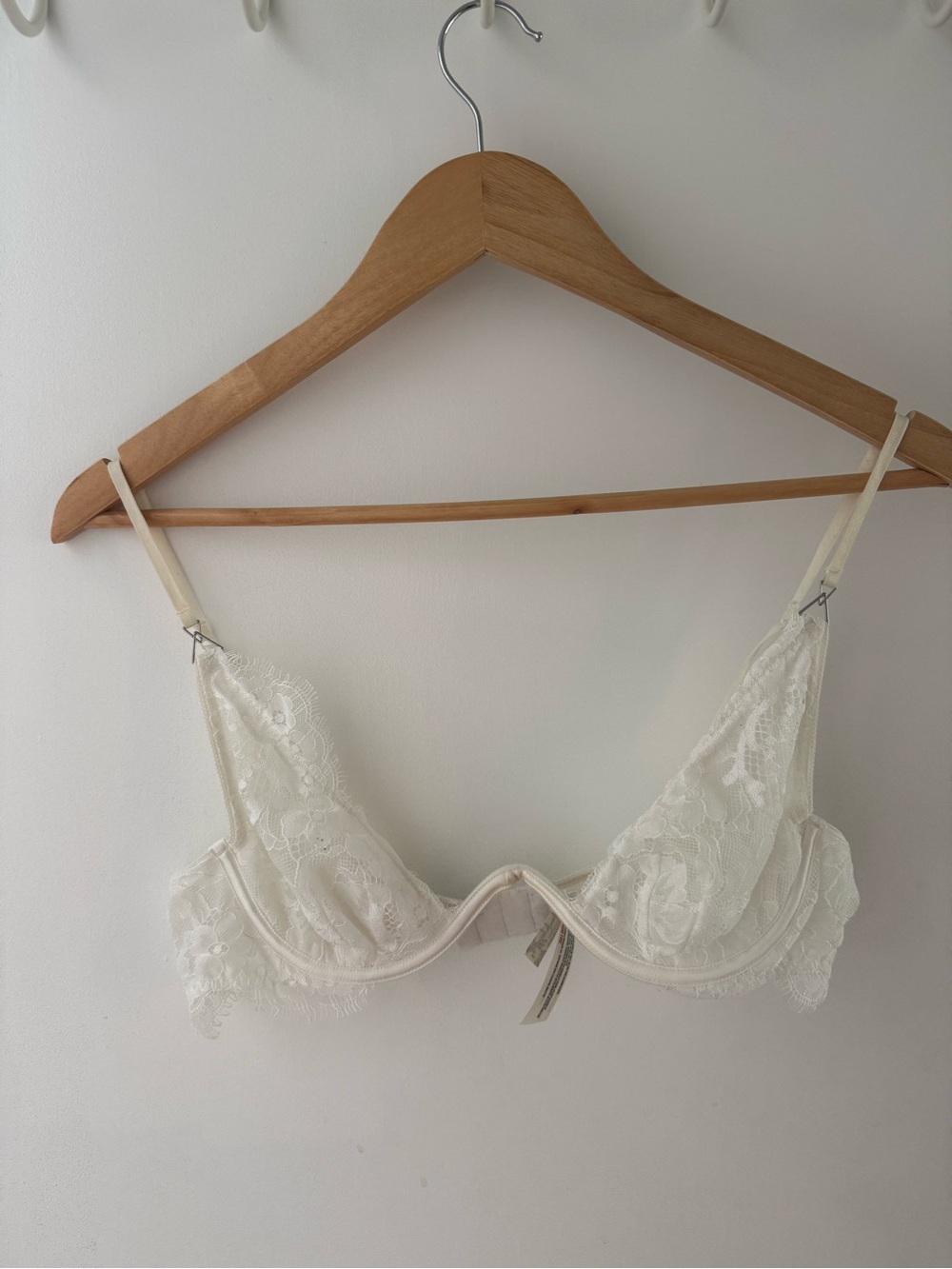Free People Lace Underwire Bralette - Cream